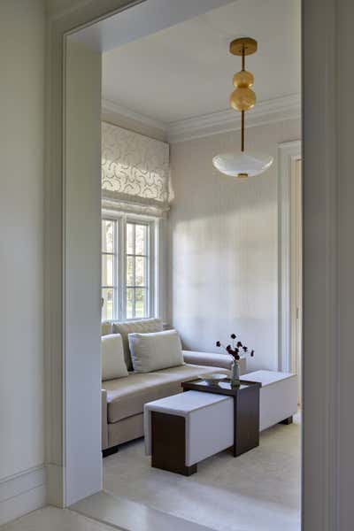  Transitional Family Home Bedroom. Greenwich by Rachel Sloane Interiors.