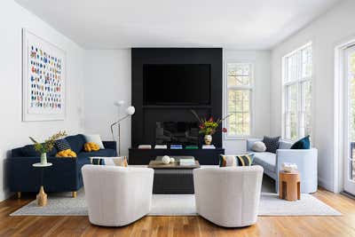  Transitional Family Home Living Room. Irvington by Rachel Sloane Interiors.
