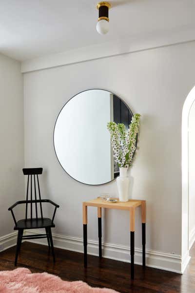 Transitional Apartment Entry and Hall. Gramercy by Rachel Sloane Interiors.