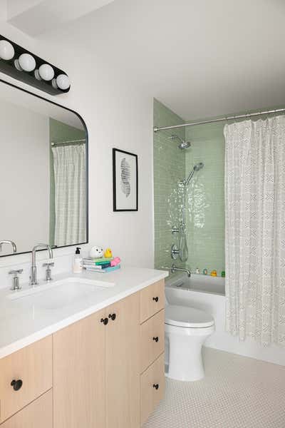  Transitional Family Home Bathroom. Scarsdale I by Rachel Sloane Interiors.