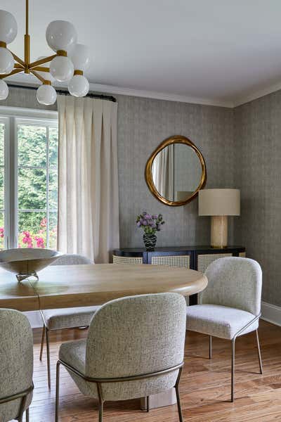  Transitional Dining Room. Scarsdale II by Rachel Sloane Interiors.