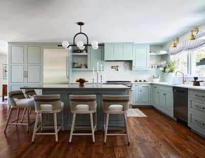 Coastal Transitional Family Home Kitchen. Martha's Vineyard by Eclectic Home.