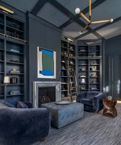 Contemporary Family Home Office and Study. Hillsborough IV by Heather Hilliard Design.