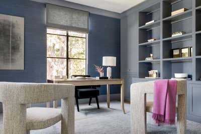 Contemporary Office and Study. Hillsborough IV by Heather Hilliard Design.