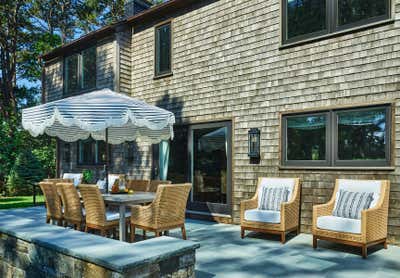  Cottage Coastal Family Home Patio and Deck. Martha's Vineyard by Eclectic Home.