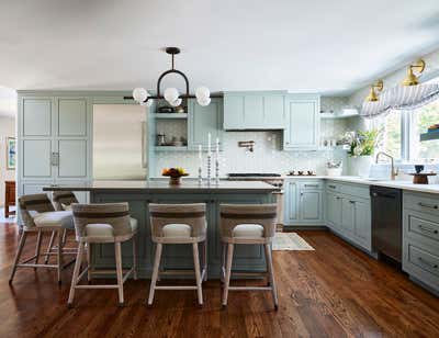  Coastal Family Home Kitchen. Martha's Vineyard by Eclectic Home.