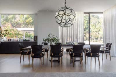  Modern Family Home Dining Room. Los Altos Hills II by Heather Hilliard Design.
