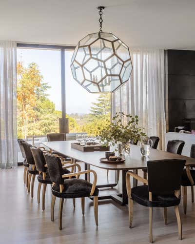  Modern Family Home Dining Room. Los Altos Hills II by Heather Hilliard Design.