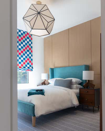  Modern Family Home Bedroom. Los Altos Hills II by Heather Hilliard Design.