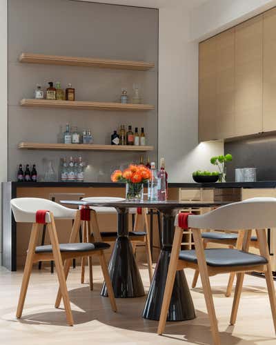  Contemporary Family Home Bar and Game Room. Los Altos Hills II by Heather Hilliard Design.