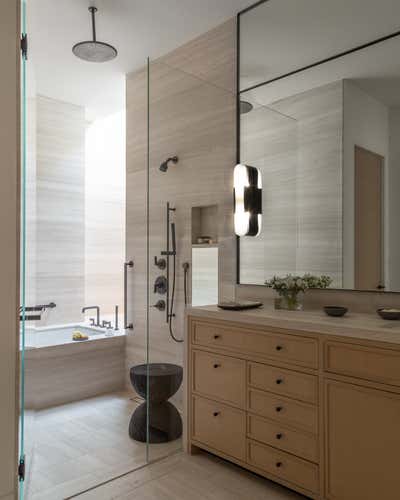  Modern Family Home Bathroom. Los Altos Hills II by Heather Hilliard Design.