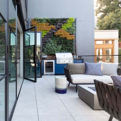 Contemporary Family Home Patio and Deck. Cow Hollow by Heather Hilliard Design.