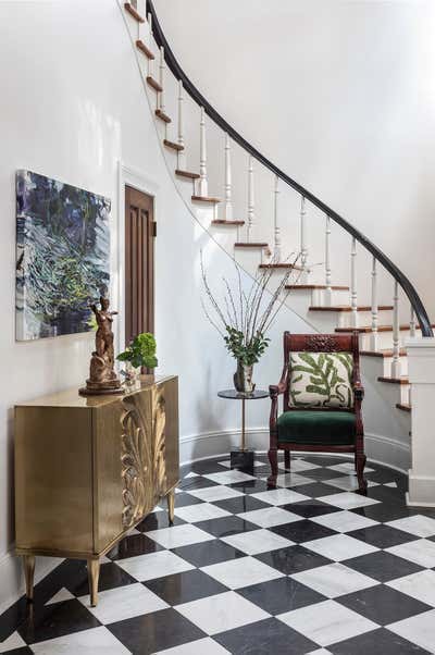  Eclectic Transitional Family Home Entry and Hall. Broadway by Eclectic Home.