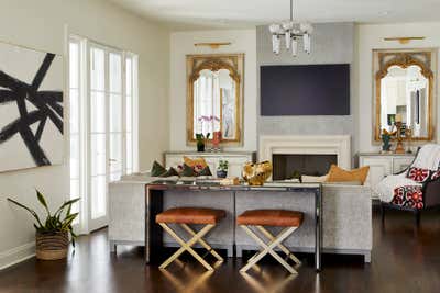  Transitional Living Room. Crystal Street by Eclectic Home.