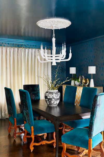  Transitional Dining Room. Crystal Street by Eclectic Home.