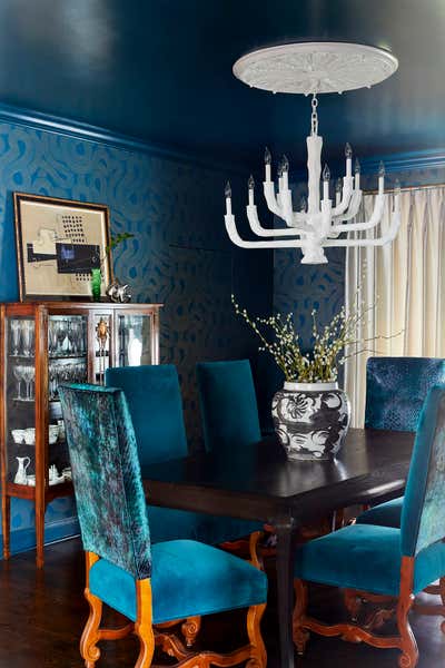  Eclectic Transitional Family Home Dining Room. Crystal Street by Eclectic Home.
