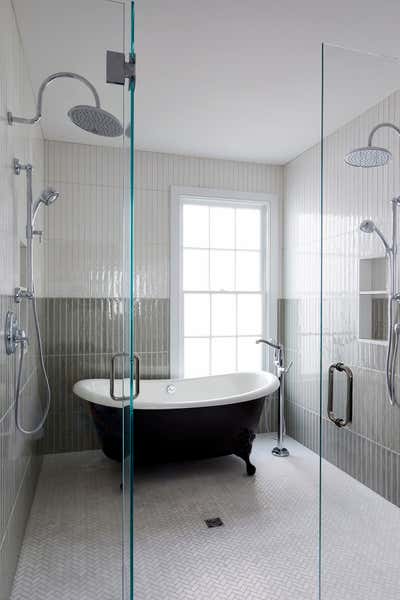  Transitional Family Home Bathroom. Crystal Street by Eclectic Home.