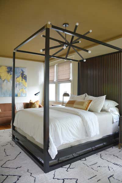  Mid-Century Modern Family Home Bedroom. State Street Drive by Eclectic Home.