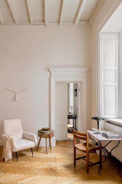  French Apartment Living Room. Santa Marta by Mallory Kaye Studio.