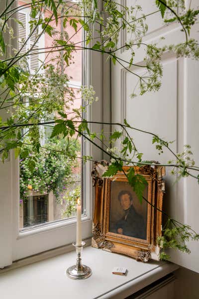  Farmhouse Mediterranean Apartment Entry and Hall. Santa Marta by Mallory Kaye Studio.