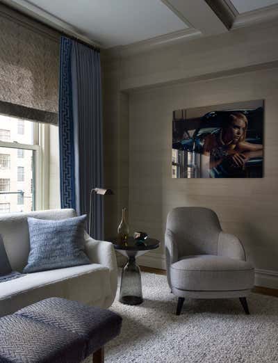  Modern Apartment Living Room. Pre-War Manhattan Apartment by Douglas Graneto Design.