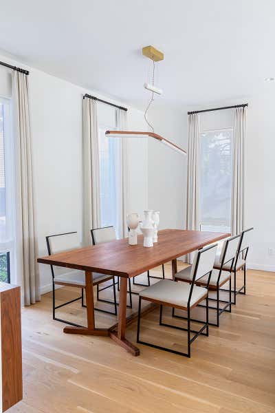  Modern Family Home Dining Room. Greenwich, CT Townhouse by Douglas Graneto Design.