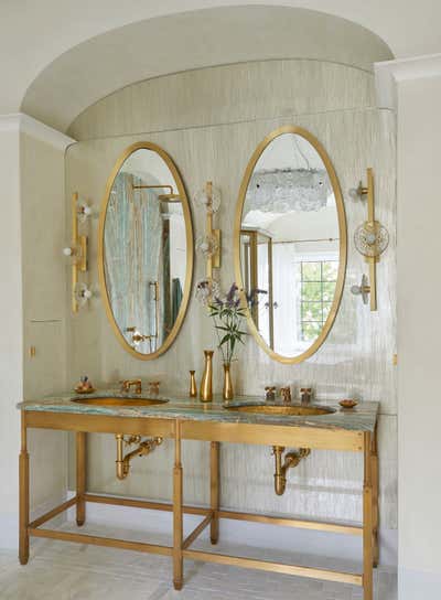  Modern Family Home Bathroom. Quogue by Hamilton Design Associates.