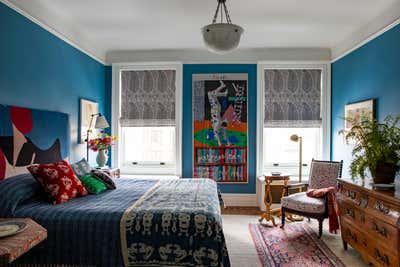  Maximalist Apartment Bedroom. Central Park West by Hamilton Design Associates.