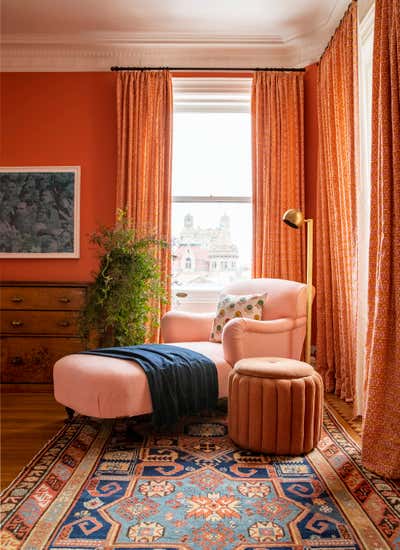  Traditional Maximalist Apartment Bedroom. Central Park West by Hamilton Design Associates.