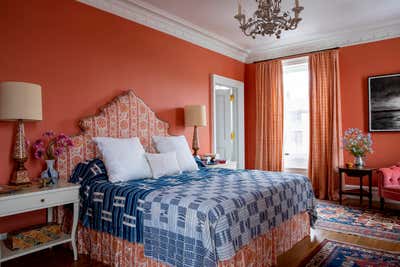  Traditional Maximalist Apartment Bedroom. Central Park West by Hamilton Design Associates.