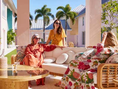  Maximalist Family Home Exterior. A Pink House at Vero Beach by Hamilton Design Associates.