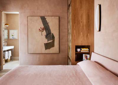  Modern Family Home Bedroom. A Pink House at Vero Beach by Hamilton Design Associates.
