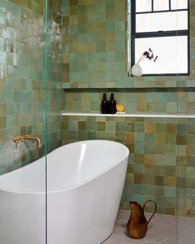  Art Deco Family Home Bathroom. 82nd Place by LH.Designs.