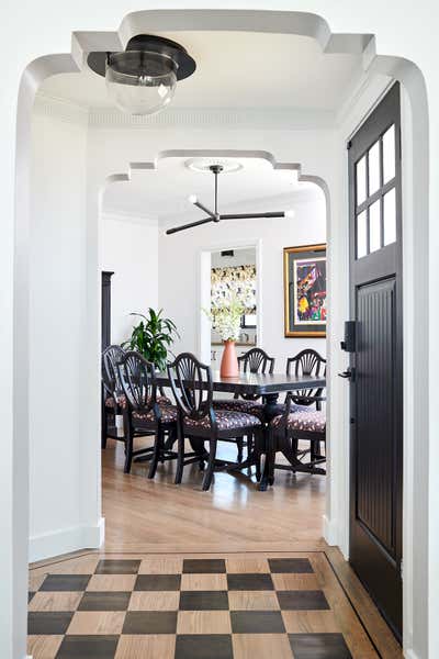  Coastal Family Home Dining Room. 82nd Place by LH.Designs.