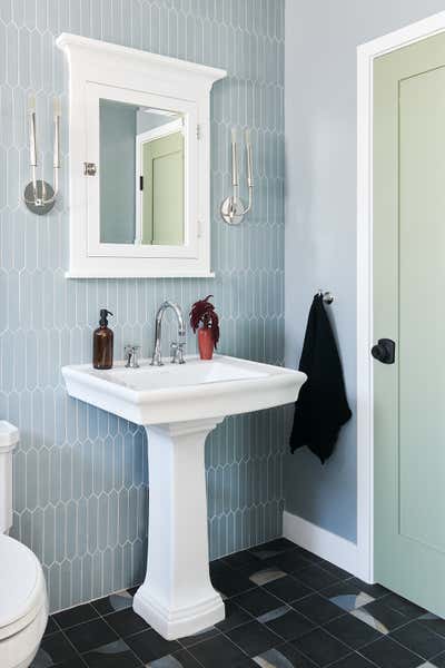  Maximalist Transitional Bathroom. 82nd Place by LH.Designs.