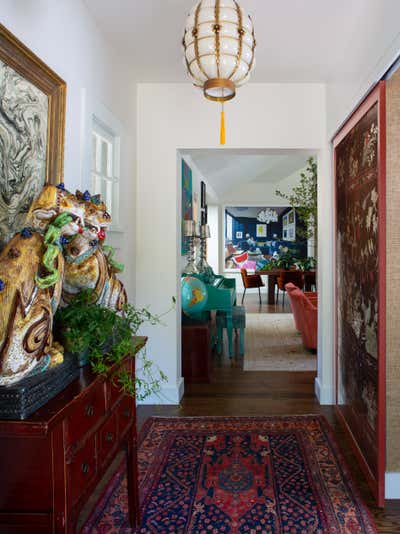  Eclectic Family Home Entry and Hall. Art Filled and Inspired by Nadia Watts Interior Design.