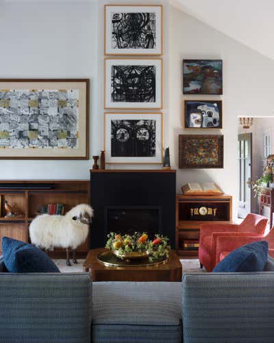  Eclectic Family Home Living Room. Art Filled and Inspired by Nadia Watts Interior Design.