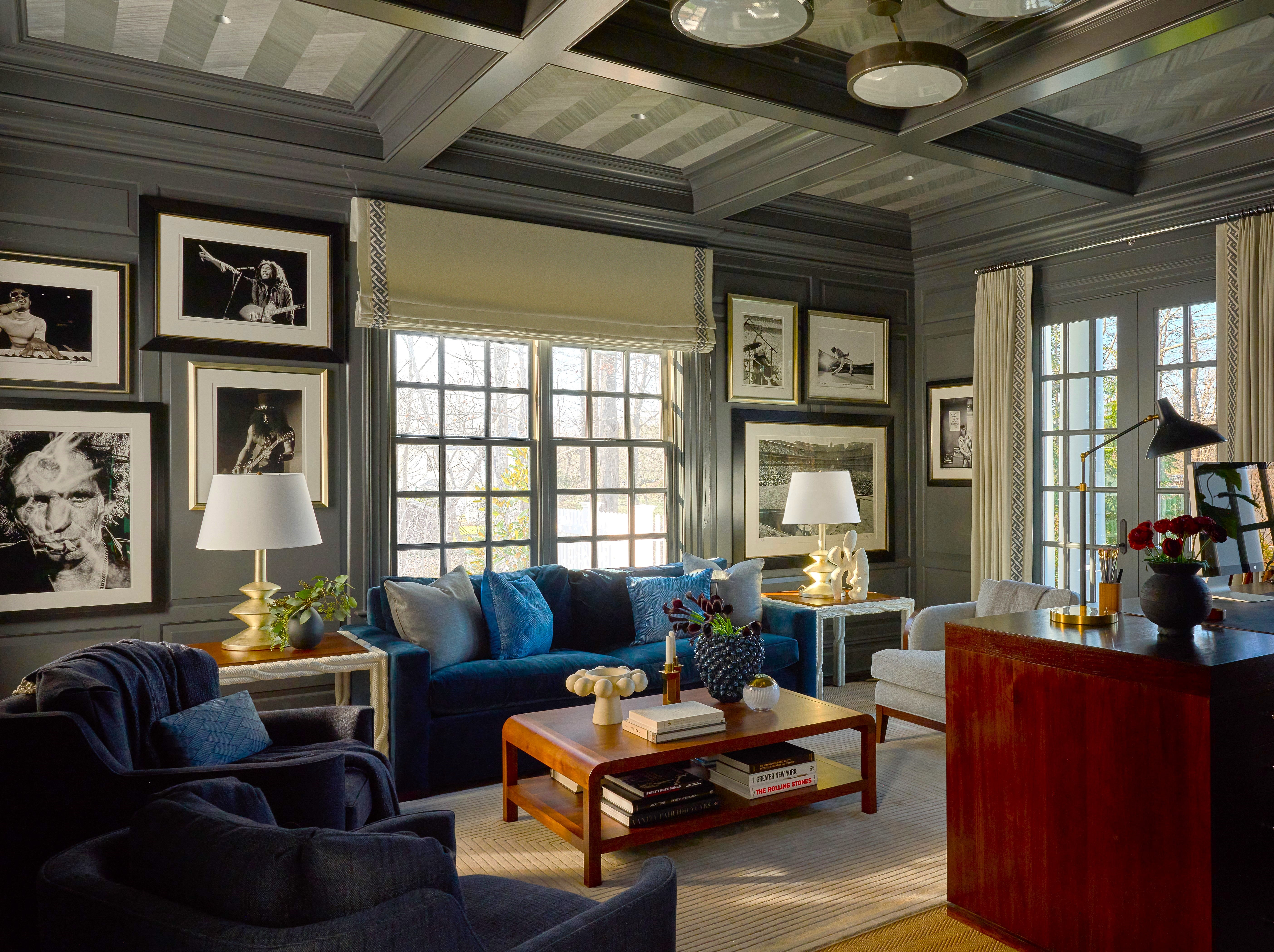 Hollywood Regency Office and Study