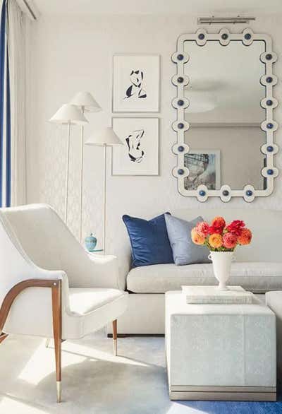  Scandinavian Living Room. Central Park West  by Roughan Interiors.