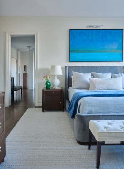  Mid-Century Modern Bedroom. Central Park West Penthouse by Roughan Interiors.