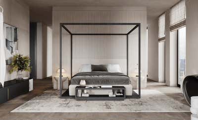  Industrial Bedroom. Family Penthouse by Studio Shanati.