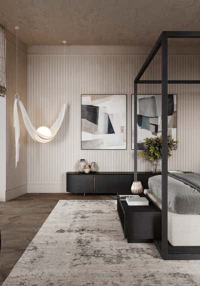  Industrial Apartment Bedroom. Family Penthouse by Studio Shanati.
