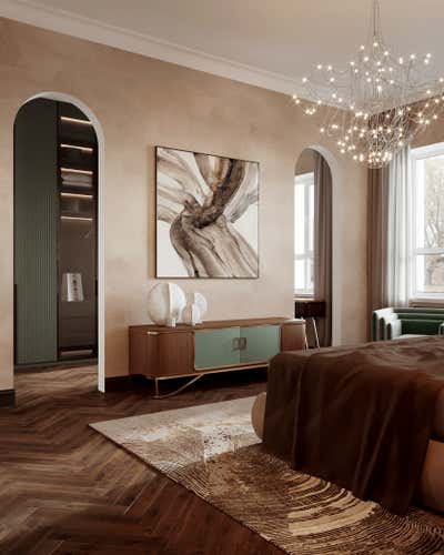 Art Deco Bedroom. Chelsea Apartment by Studio Shanati.