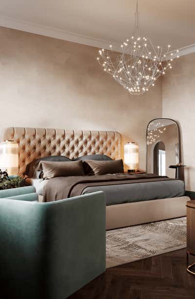  Art Deco Bedroom. Chelsea Apartment by Studio Shanati.