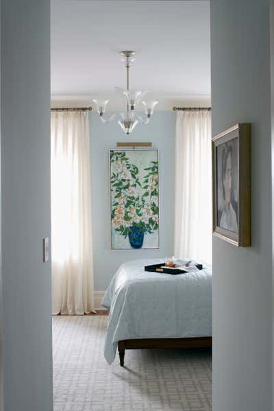 Contemporary Transitional Bedroom. Central Park West  by Goralnick Architecture and Deisgn.