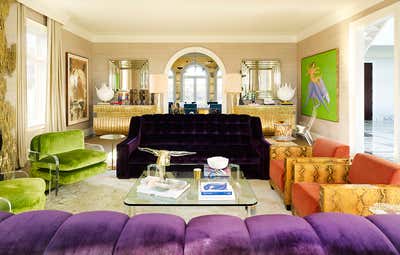  Contemporary Eclectic Family Home Living Room. Long Island Sound by Douglas Graneto Design.