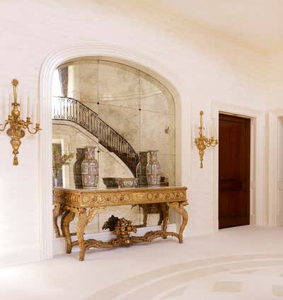  English Country Country House Entry and Hall. Stately Manor by Douglas Graneto Design.