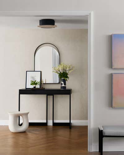  Modern Apartment Entry and Hall. Upper West Side Pied-à-terre by Studio AK.