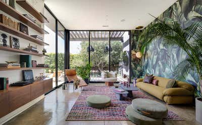  Maximalist Moroccan Family Home Living Room. Mar Vista by Jen Samson Design.