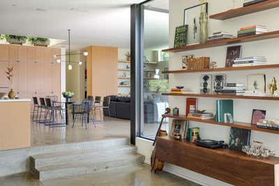  Mid-Century Modern Minimalist Dining Room. Mar Vista by Jen Samson Design.